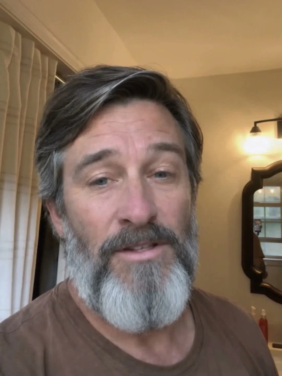 A man talking about his mornings
