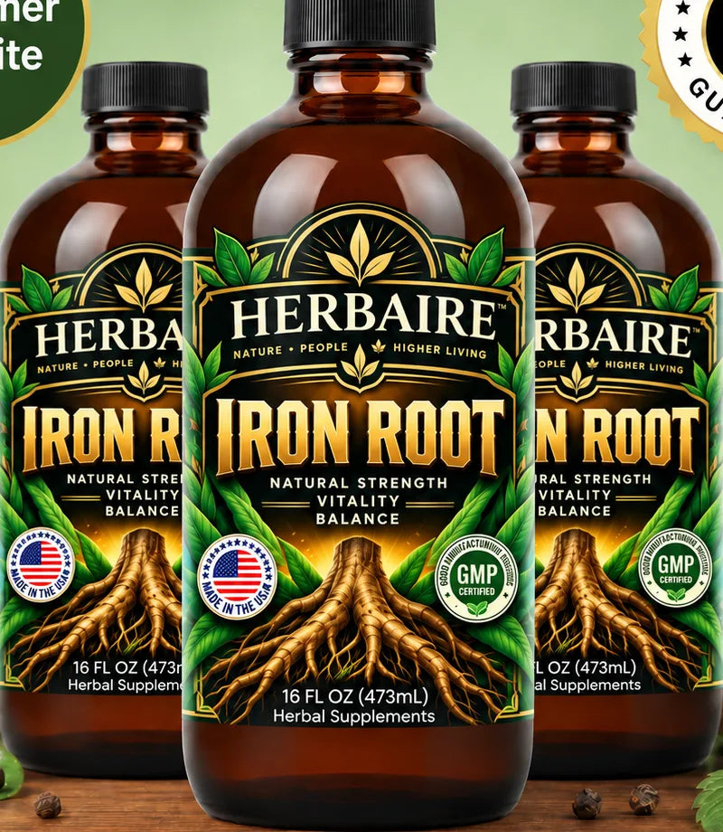 Three bottles of Iron Root